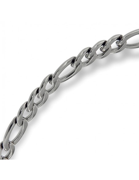 Bracciale Acciaio Grumetta 3+1 17CM [fecc8c15]
