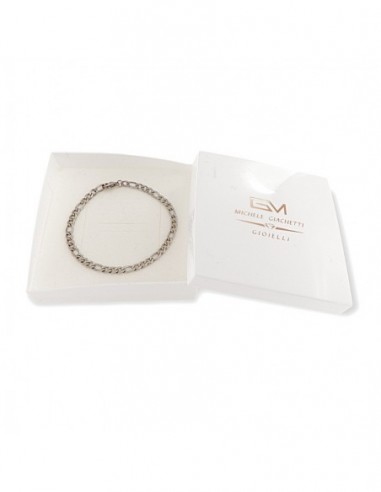 Bracciale Acciaio Grumetta 3+1 17CM [4c810a0f]