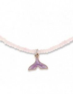 Collana Argento Perline Grige Coda Sirena [40112cf0]