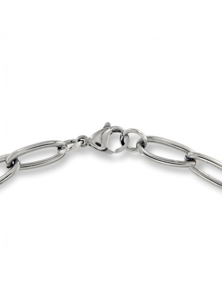 Collana Acciaio Catena Maglia Ovale 45CM [e977180f]