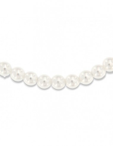 Collana Acciaio Perle Lisce Lucide [7fec391c]