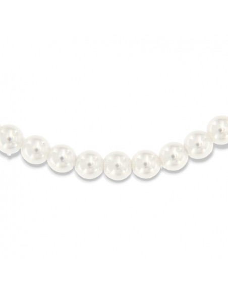 Collana Acciaio Perle Lisce Lucide [7fec391c]