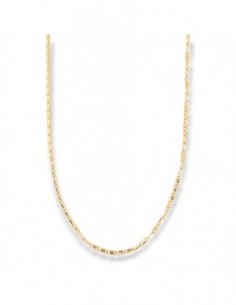 COLLANA ORO GIALLO MAGLIA MARINA RIEMPITA  CENTIMETRI 60 [9cacbf1e]