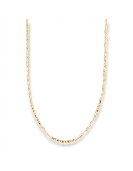 COLLANA ORO GIALLO MAGLIA MARINA RIEMPITA  CENTIMETRI 60 [9cacbf1e]