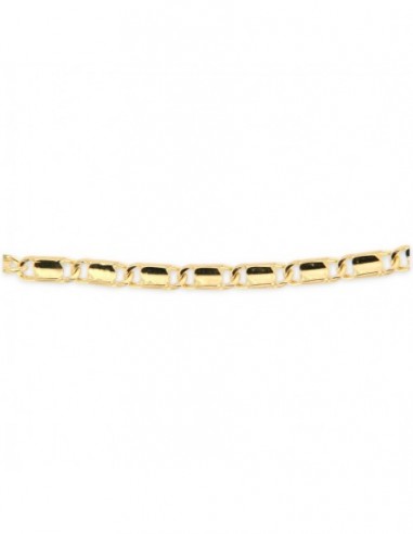 COLLANA ORO GIALLO MAGLIA MARINA RIEMPITA  CENTIMETRI 60 [984d8b9c]