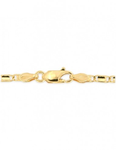 COLLANA ORO GIALLO MAGLIA MARINA RIEMPITA  CENTIMETRI 60 [2a000d86]