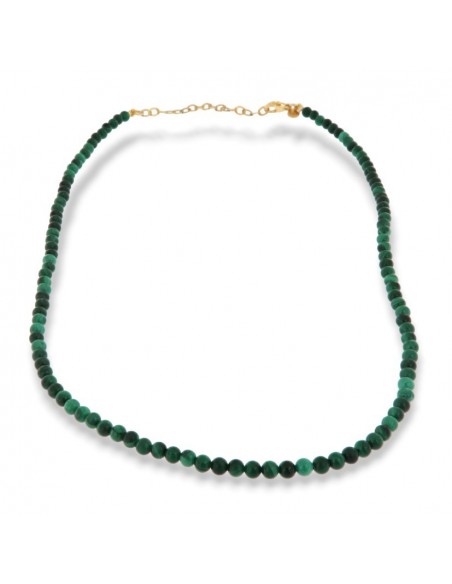 Collana Argento Dorato Perle Verdi [c6db200b]
