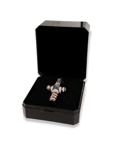 Ciondolo Argento Rosato Croce Rondelle Alternate [26dff298]