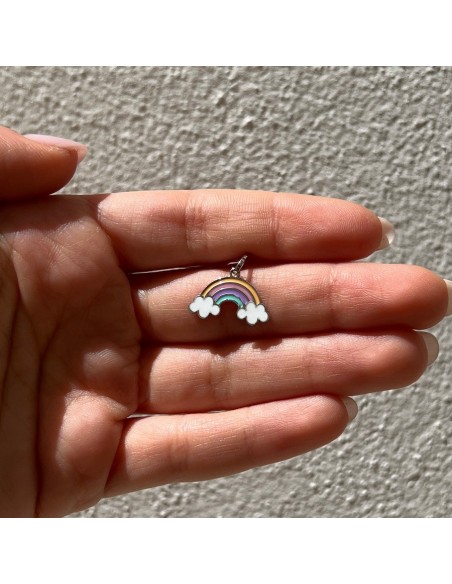 Ciondolo Argento Rodiato Arcobaleno [c36b4246]