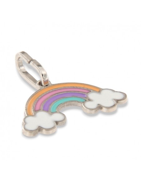 Ciondolo Argento Rodiato Arcobaleno [74768342]