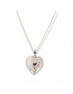 Collana Acciaio Pendente Cuore Portafoto [a76769f8]