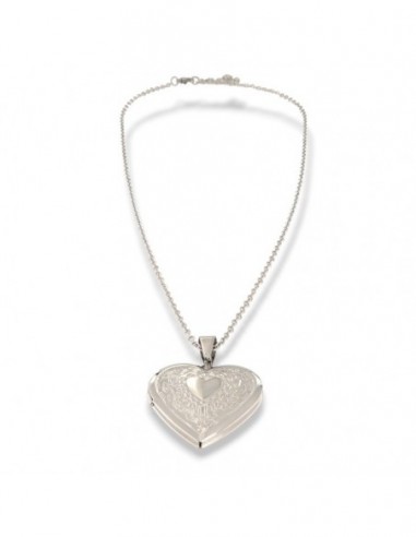 Collana Acciaio Pendente Cuore Portafoto [253b9440]