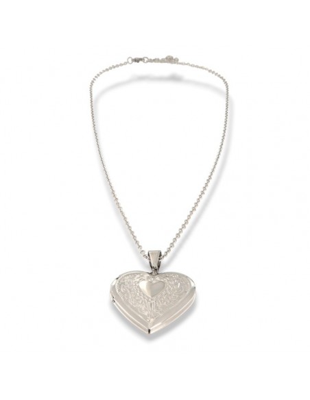 Collana Acciaio Pendente Cuore Portafoto [253b9440]