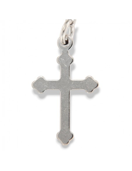 Collana Argento Rodiato Rosario Sfere Nere [d79fec8c]