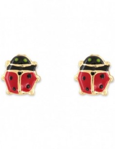 Orecchini Oro Giallo Coccinelle Grandi [146ac5c1]