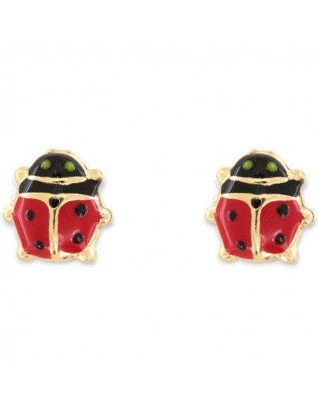 Orecchini Oro Giallo Coccinelle Grandi [146ac5c1]