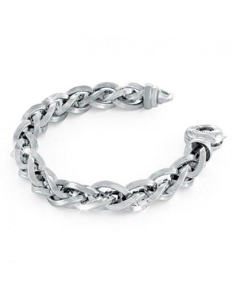 Bracciale Argento Bianco Maglia Quadrispiga [b8d642be]