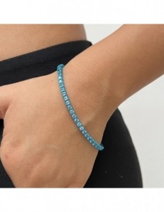 Bracciale Argento Rodiato Tennis Nanoceramica [1f80af59] 2