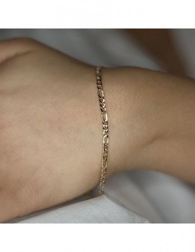 Bracciale Oro Giallo Grumetta 3+1 Sfaccettata [444040c8]