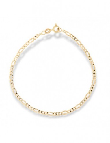 Bracciale Oro Giallo Grumetta 3+1 Sfaccettata [f60dc6d2]