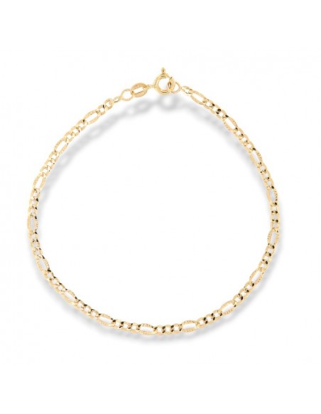 Bracciale Oro Giallo Grumetta 3+1 Sfaccettata [f60dc6d2]