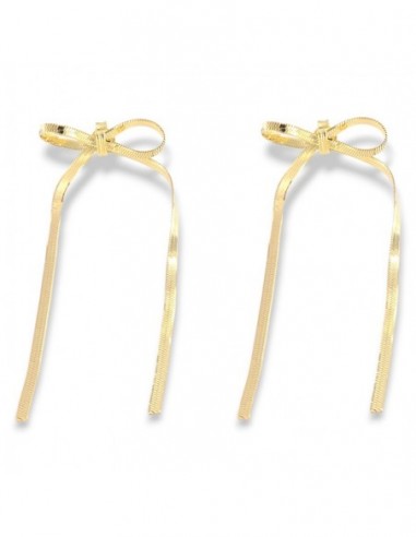 Orecchini Argento Dorato Fiocco [fc4f78e3]