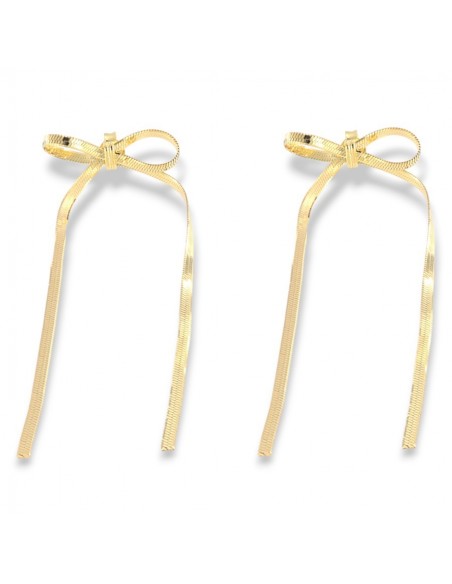 Orecchini Argento Dorato Fiocco [fc4f78e3]