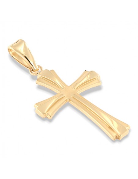 Ciondolo Oro Giallo Croce Ornata [c0e37cb6]