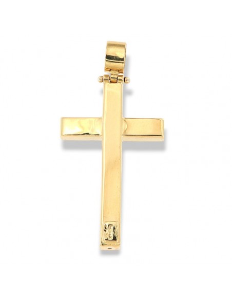 Ciondolo Oro Giallo Croce Bordi Ornati [d758e8ac]