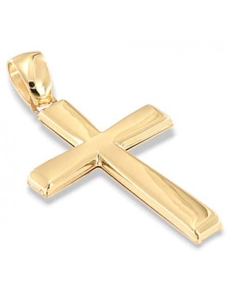 Ciondolo Oro Giallo Croce Liscia 1,95gr [dc749845]