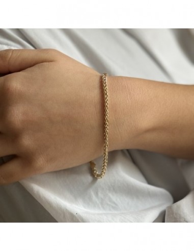 Bracciale Oro Giallo Quadrispiga 3,65gr [953a2aa7]