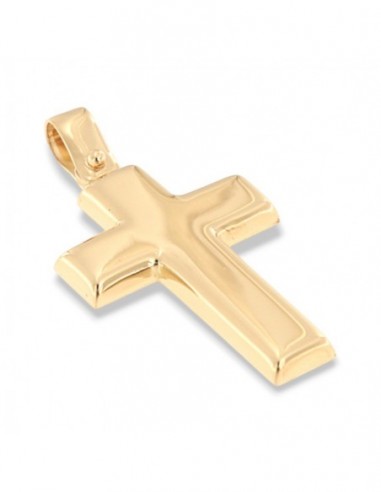 Ciondolo Oro Giallo Croce Liscia 1,85gr [55a477b3]