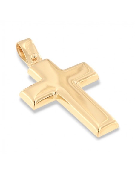 Ciondolo Oro Giallo Croce Liscia 1,85gr [55a477b3]
