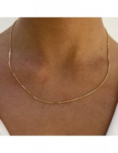 Collana Oro Giallo Maglia Quadrispiga 4,70gr [a1a4cd28] 2