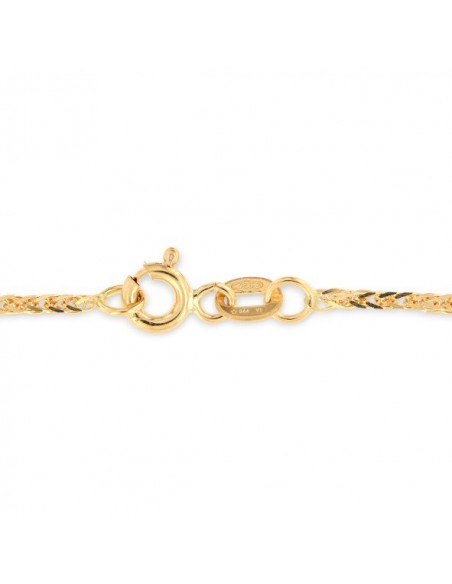 Collana Oro Giallo Maglia Quadrispiga 4,70gr [303422b2]