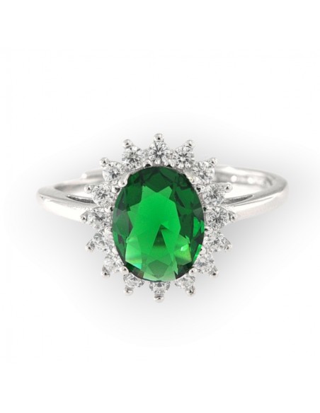 ANELLO ARGENTO RODIATO PRINCIPESSA [b190bed7]