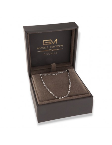 Collana Oro Bianco Rollò 3,95GR [21a65822]