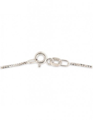 Collana Oro Bianco Veneziana Rigata 2,5GR [7f2cc32e]