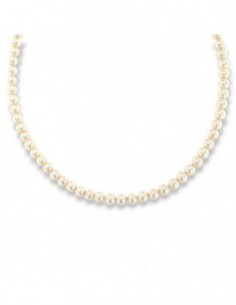 Collana Argento Rodiato Perle Sintetiche [dca8408d]
