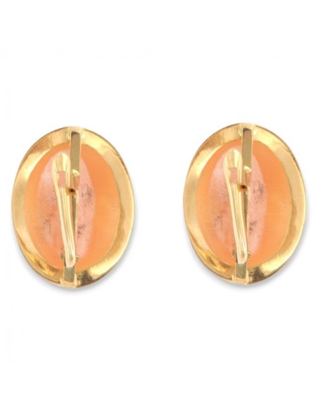 Orecchini Oro Giallo Cammeo [9fa08925]