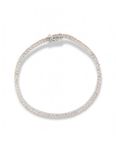 Bracciale Argento Tennis Zirconi Champagne 2MM [0b8814cc]