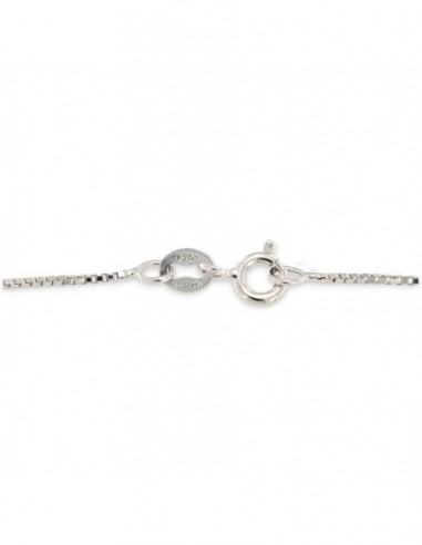 Collana Argento Rodiato Principesa Viola 8x6MM [4fa9e5d1]