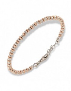 Bracciale Argento Rodiato Sfere E Rondelle [3909fa50]