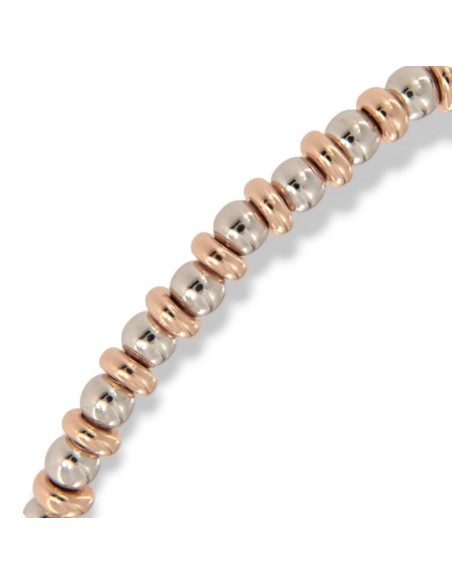 Bracciale Argento Rodiato Sfere E Rondelle [3cc6b534]