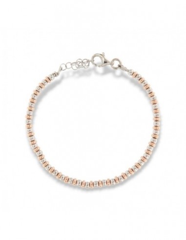 Bracciale Argento Rodiato Sfere E Rondelle [3996f22a]