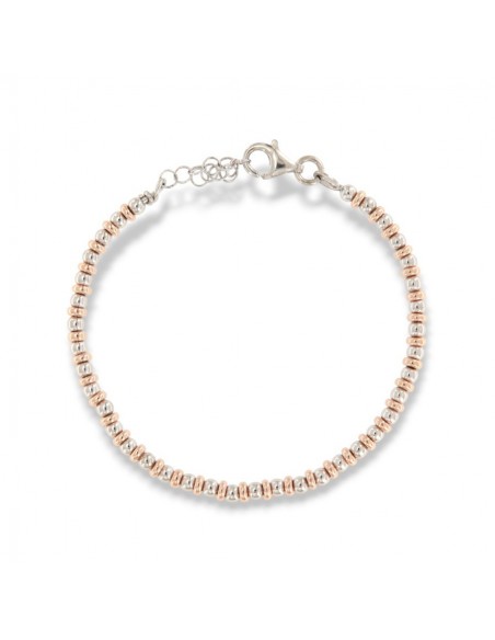 Bracciale Argento Rodiato Sfere E Rondelle [3996f22a]
