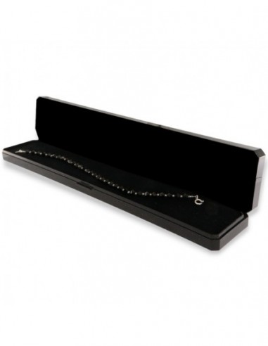 Bracciale Argento Rodiato Sfere Onice Sfaccettate [7aa1882a]