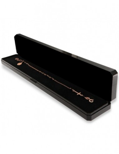 Bracciale Argento Rosato Rosario Sfere Nere [80edf5c8]