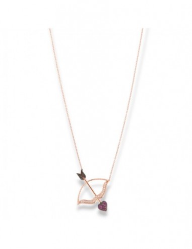 Collana Argento Rosato Arco Dell'Amore [b293c284]