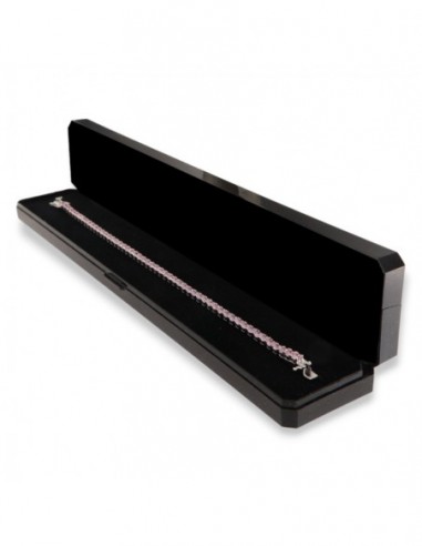 Bracciale Argento Tennis Zirconi Rosa 3MM 18B [a44deb84]